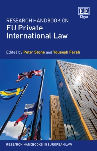 Imagen de portada: Research Handbook on EU Private International Law 1st edition 9781781954546