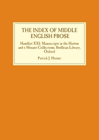 Cover image: The Index of Middle English Prose 1st edition 9781843843740