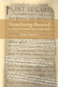 Cover image: Translating <I>Beowulf</I>: Modern Versions in English Verse 1st edition 9781843842613