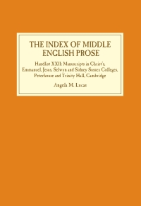 Cover image: The Index of Middle English Prose 1st edition 9781843844228