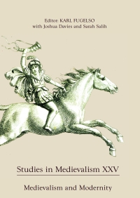 Imagen de portada: Studies in Medievalism XXV 1st edition 9781843844372