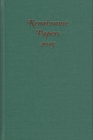 Imagen de portada: Renaissance Papers 2015 1st edition 9781571139641