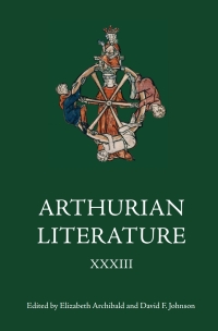 Cover image: Arthurian Literature XXXIII 1st edition 9781843844501