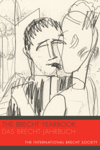 Imagen de portada: The Brecht Yearbook / Das Brecht-Jahrbuch 40 1st edition 9780985195632