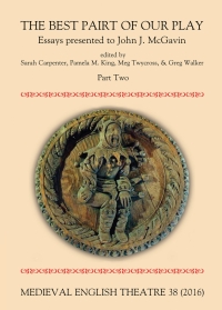 Titelbild: Medieval English Theatre 38 1st edition 9781843844518