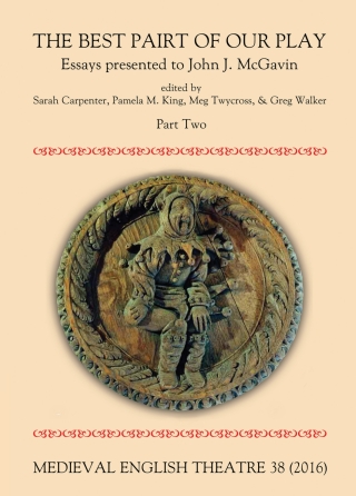 Cover image: Medieval English Theatre 38 1st edition 9781843844518