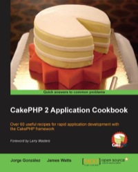 Imagen de portada: CakePHP 2 Application Cookbook 1st edition 9781782160083