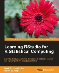 صورة الغلاف: Learning RStudio for R Statistical Computing 1st edition 9781782160601