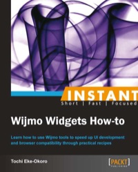 صورة الغلاف: Instant Wijmo Widgets How-to 1st edition 9781782161868