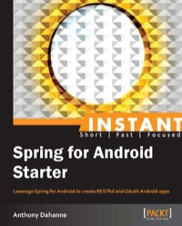 Imagen de portada: Instant Spring for Android Starter 1st edition 9781782161905