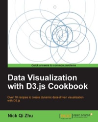 Cover image: Data Visualization with D3.js Cookbook 1st edition 9781782162162