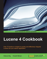 Cover image: Lucene 4 Cookbook 1st edition 9781782162285