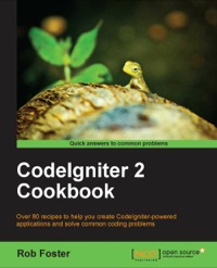 Omslagafbeelding: CodeIgniter 2 Cookbook 1st edition 9781782162308
