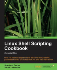 Imagen de portada: Linux Shell Scripting Cookbook, Second Edition 1st edition 9781782162742