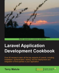 Cover image: Laravel Application Development Cookbook 1st edition 9781782162827