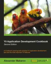 Immagine di copertina: Yii Application Development Cookbook -Second Edition 1st edition 9781782163107
