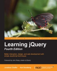 Omslagafbeelding: Learning jQuery - Fourth Edition 1st edition 9781782163145
