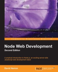 Immagine di copertina: Node Web Development, Second Edition 1st edition 9781782163305
