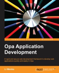 Cover image: Opa Application Development 1st edition 9781782163749