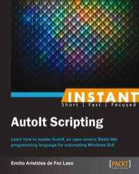Cover image: Instant AutoIt Scripting 1st edition 9781782165781