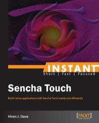 Imagen de portada: Instant Sencha Touch 1st edition 9781782165989