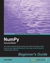 Immagine di copertina: NumPy Beginner's Guide (Second Edition) 2nd edition 9781782166085