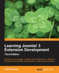 Imagen de portada: Learning Joomla! 3 Extension Development-Third Edition 1st edition 9781782168379