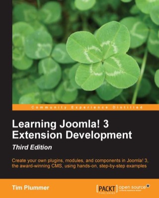 Cover image: Learning Joomla! 3 Extension Development-Third Edition 3rd edition 9781782168379