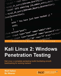 Cover image: Kali Linux 2: Windows Penetration Testing 1st edition 9781782168492