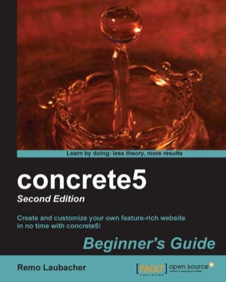 Cover image: concrete5: Beginner's Guide - Second Edition 2nd edition 9781782169314