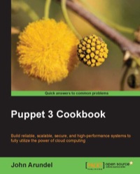 Immagine di copertina: Puppet 3 Cookbook 1st edition 9781782169765