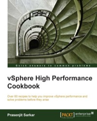 Cover image: vSphere High Performance Cookbook 1st edition 9781782170006