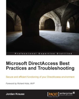 Cover image: Microsoft DirectAccess Best Practices and Troubleshooting 1st edition 9781782171065