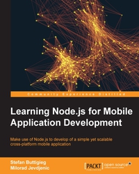 Titelbild: Learning Node.js for Mobile Application Development 1st edition 9781785280498