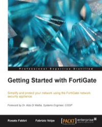 Imagen de portada: Getting Started with FortiGate 1st edition 9781782178200