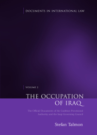 表紙画像: The Occupation of Iraq: Volume 2 1st edition 9781841136424