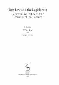 Cover image: Tort Law and the Legislature 1st edition 9781849461405