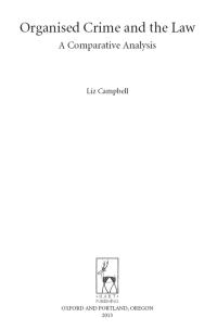 Omslagafbeelding: Organised Crime and the Law 1st edition 9781849461221