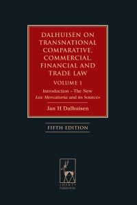 Cover image: Dalhuisen on Transnational Comparative, Commercial, Financial and Trade Law Volume 1 5th edition 9781849464512