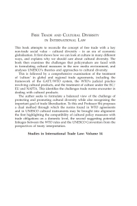 Imagen de portada: Free Trade and Cultural Diversity in International Law 1st edition 9781849464253