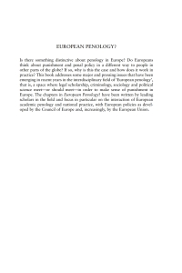 Titelbild: European Penology? 1st edition 9781849462334