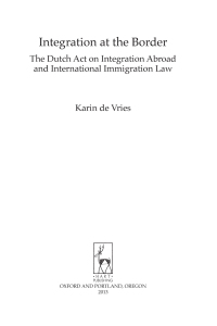 Cover image: Integration at the Border 1st edition 9781849464109