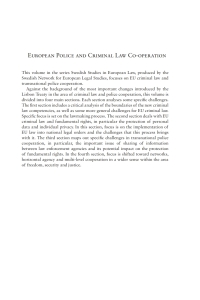 Imagen de portada: European Police and Criminal Law Co-operation, Volume 5 1st edition 9781849463508