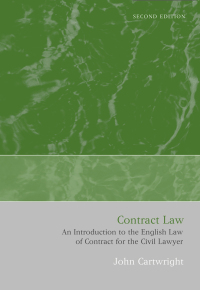 Imagen de portada: Contract Law 1st edition 9781849464796