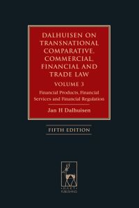 Omslagafbeelding: Dalhuisen on Transnational Comparative, Commercial, Financial and Trade Law Volume 3 5th edition 9781849464536