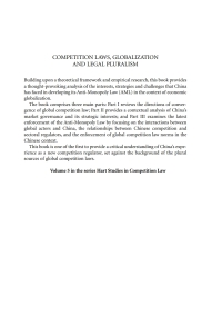 表紙画像: Competition Laws, Globalization and Legal Pluralism 1st edition 9781849464321