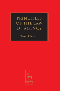 Imagen de portada: Principles of the Law of Agency 1st edition 9781841138855