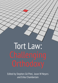Cover image: Tort Law: Challenging Orthodoxy 1st edition 9781849464710