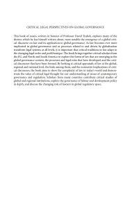 表紙画像: Critical Legal Perspectives on Global Governance 1st edition 9781849469678