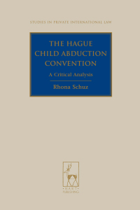 Cover image: The Hague Child Abduction Convention 1st edition 9781849460170